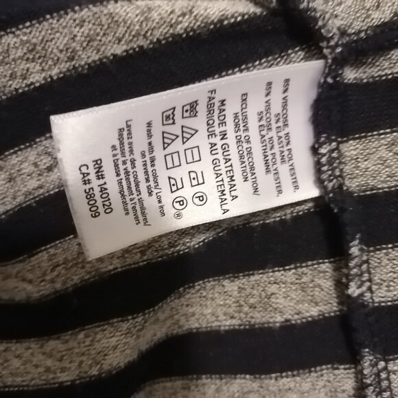 The Always Cardigan, Stripe (Long Cardigan with Pockets and Thumb Holes!) - Picture 7 of 8